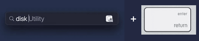 Disk Utility öffnen