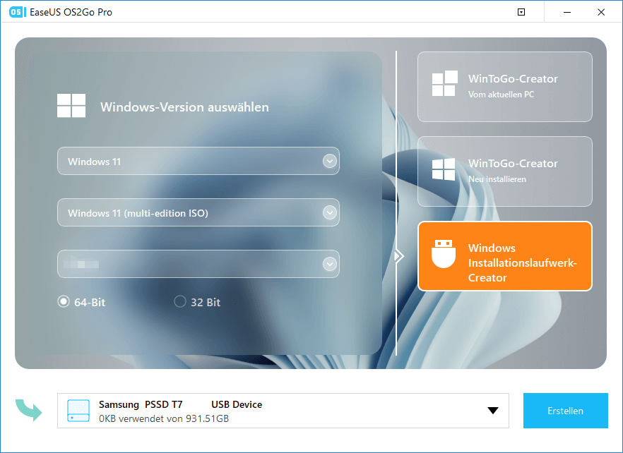 Windows 11 Builder starten