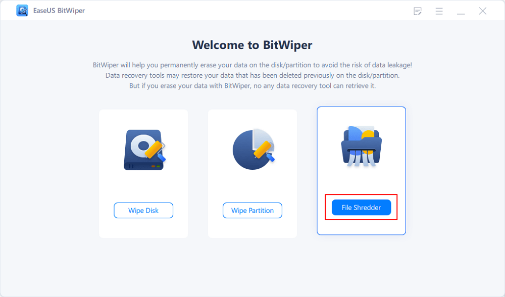 Wipe on sale file free