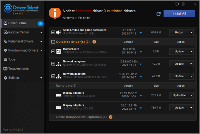 DriverMax keeps your device drivers up to date – driver updater software  compatible with Windows 11, 10, 8 and 7 – License for 3 PCs for 2 years