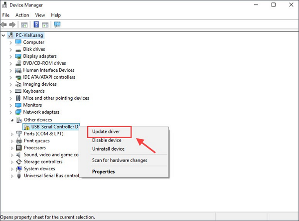 download usb serial controller driver windows 10