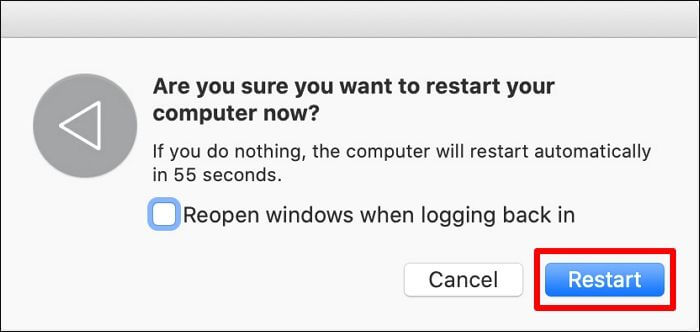 restart the photos app