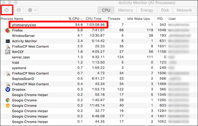 click photoanalysisd
