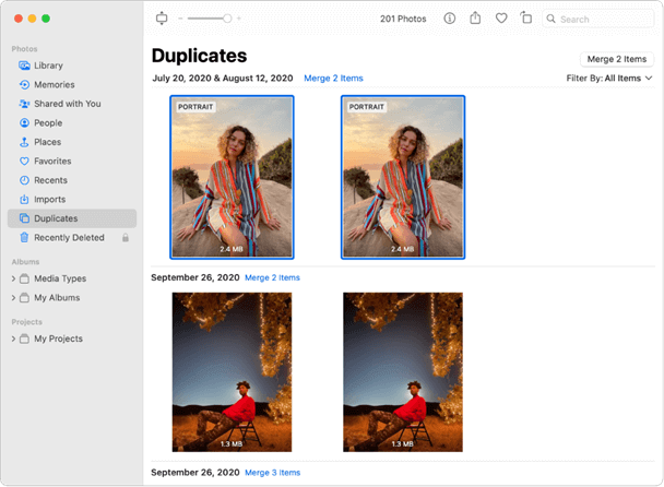 duplicates on mac