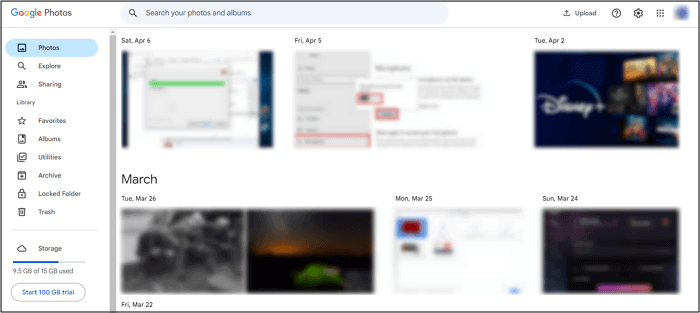 manually remove duplicates in google photos