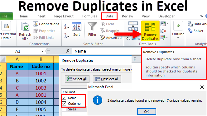 Forekomme Har det dårligt ubetalt 2022 Quick Tip: How to Delete Duplicate Rows in Excel but Keep One - EaseUS