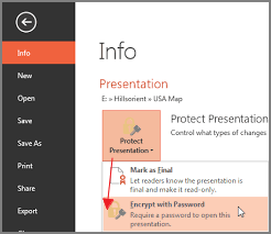 encrypt with password powerpoint