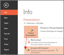 パスワードで暗号化するpowerpoint