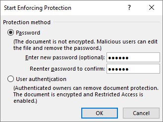 word for mac 16.12 restrict editing