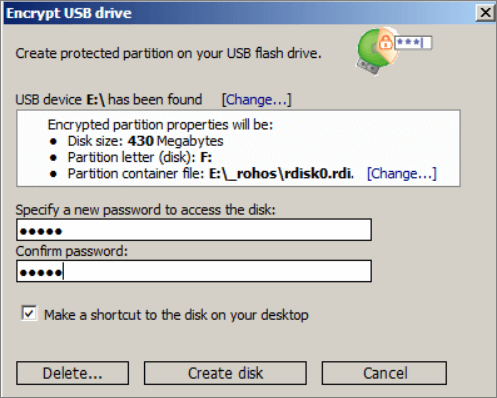 how to lock usb drive