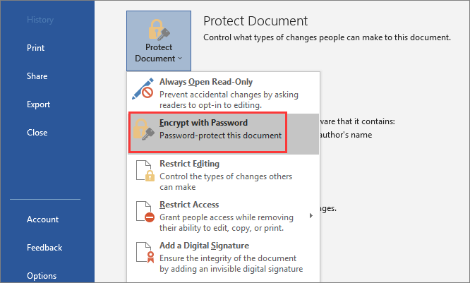  office encrypt tool