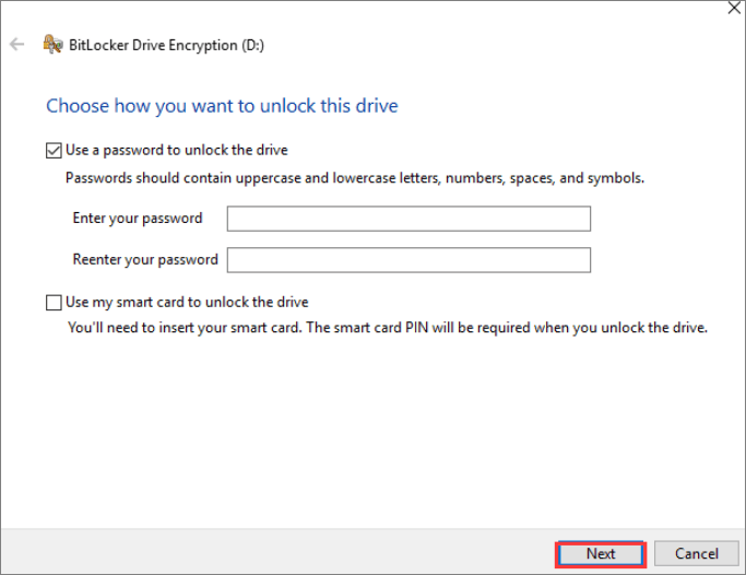 Disk Password Protection - password protection for drives and Windows -  Exlade