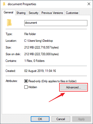 password protect a folder without software via properties-1