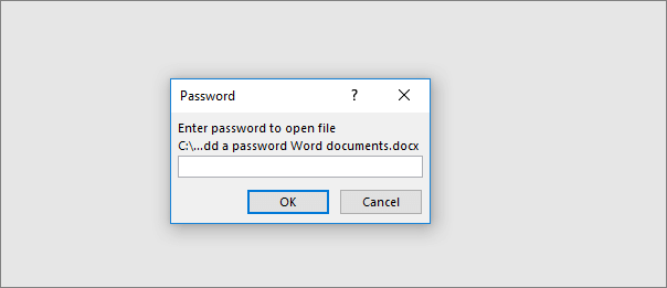 remove password from Word