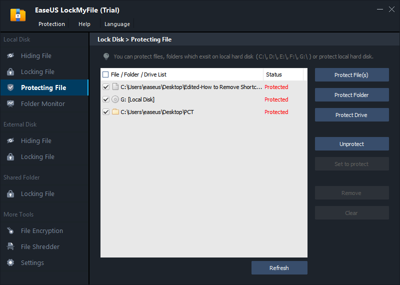 geteilte Partition 3