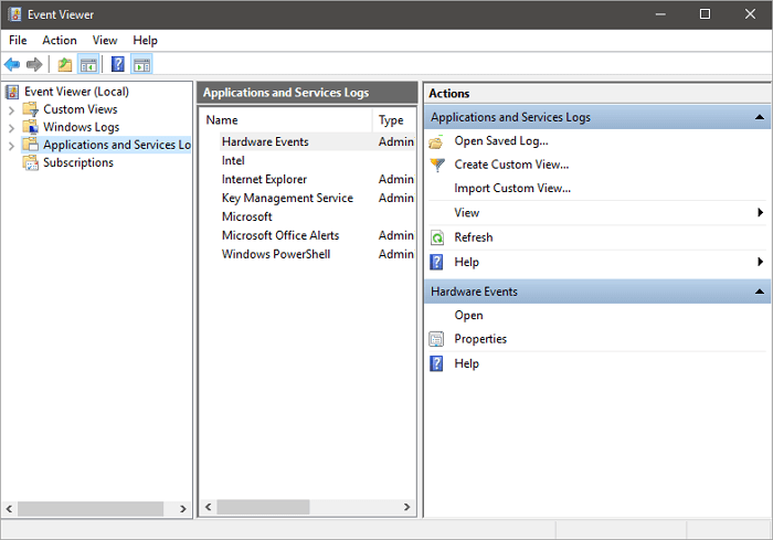 Two Best Ways To View Log Files In Windows 10 Easeus 7630