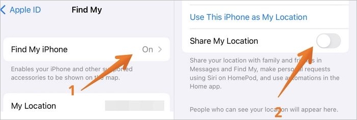 enable find my function