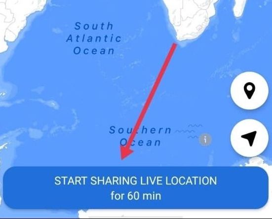 Share Location On Messenger On Android - 3
