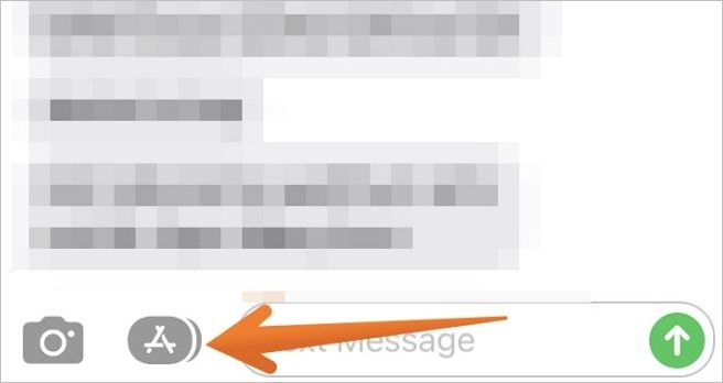 tap on the app drawer