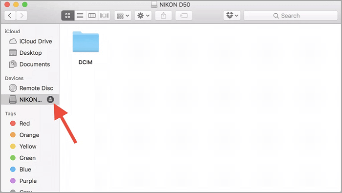 eject from finder sidebar