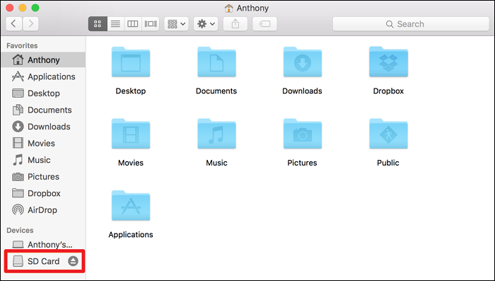 desde la ventana del buscador