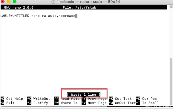 saving the edited file