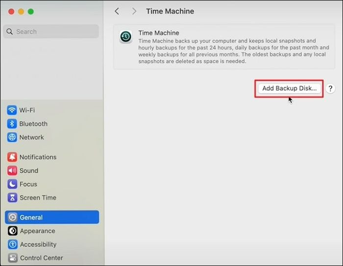 copia de seguridad de time machine