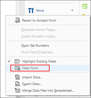 how to highlight on pdf form