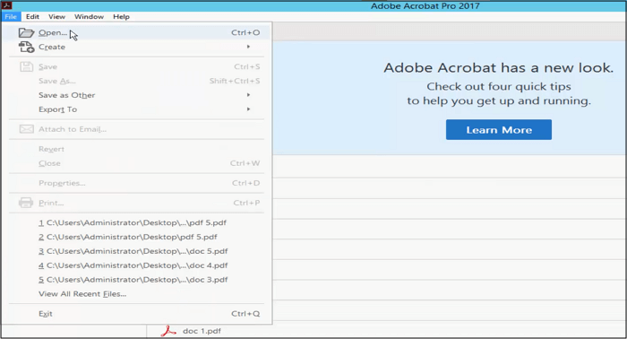 Importar PDF en Adobe