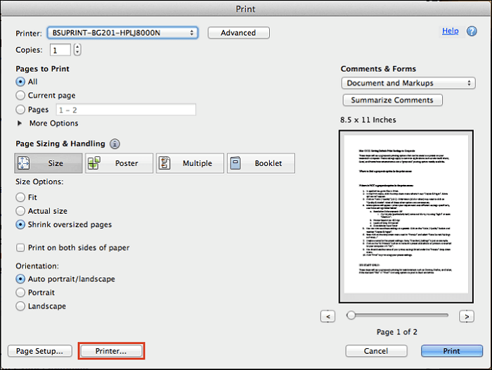 virtual printer pdf creator for mac