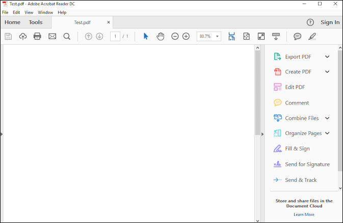 how to rotate and save pdf inadobe