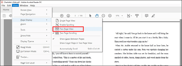 rotate pdf pages in acrobat reader