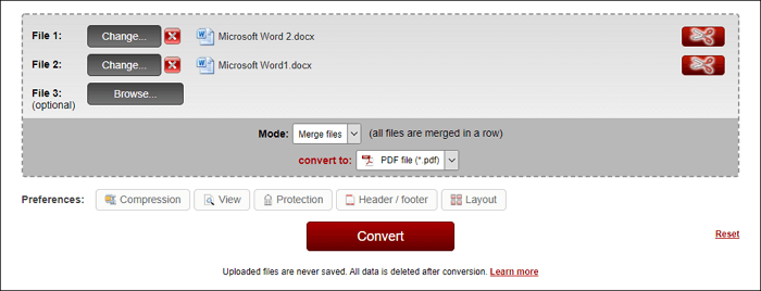 convertir por lotes online2pdf