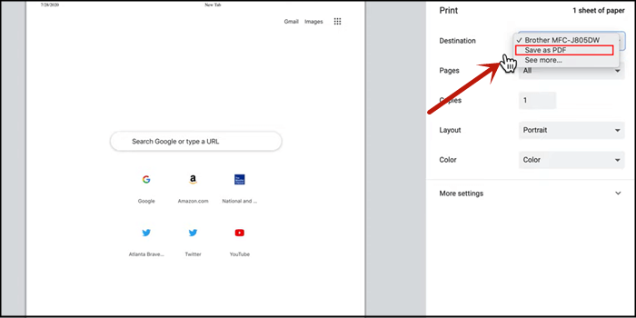 chrome print a pdf guardar como pdf