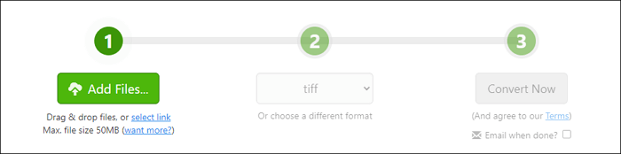 como converter pdf em tiff online