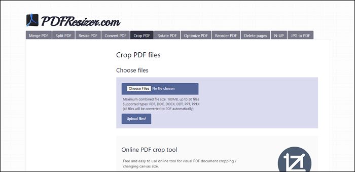 How To Crop PDF Online For Free - EaseUS