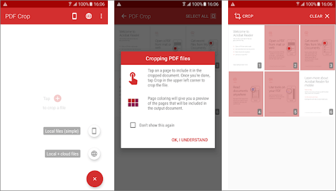 Cortar PDF no Android