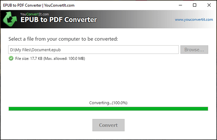 epub to pdf converter software for windows