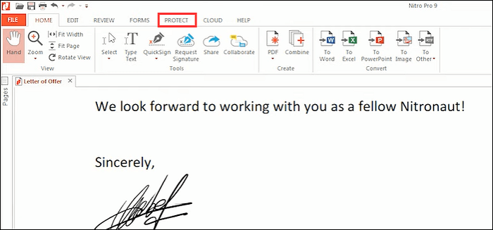 hacer un pdf certificado con nitro pdf