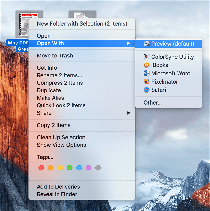 how do we make preview the default pdf viewer mac