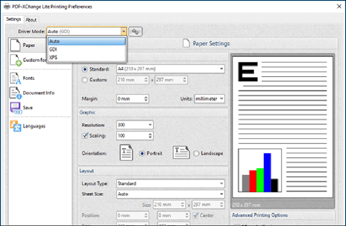 how to stop automatic print from pdf-xchange editor