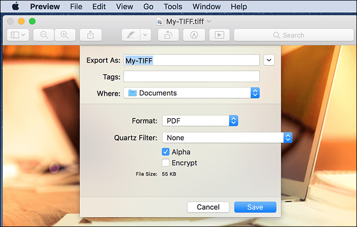 how to turn jpg into pdf on mac