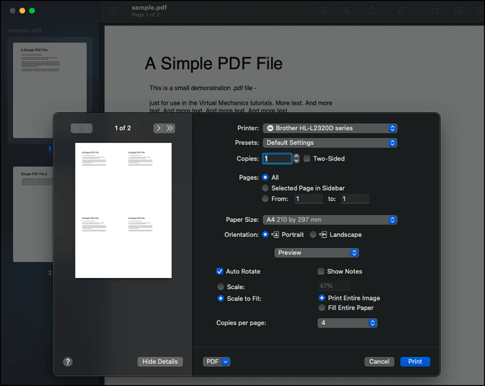 mac preview not showing pdf images
