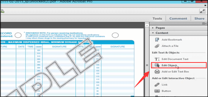 remove original watermark adobe pdf
