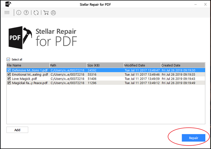repair pdf file free