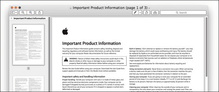 ver páginas PDF una al lado de la otra con preview
