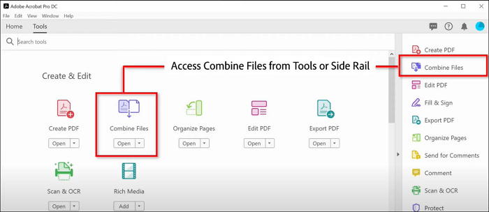 How to Merge PDF Files with Adobe Acrobat – EaseUS