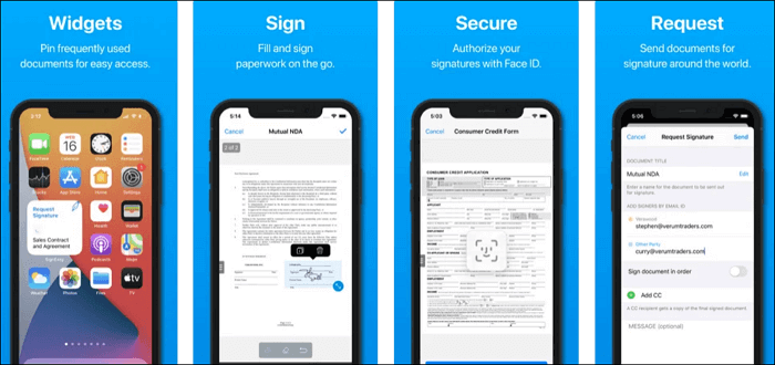 signeasy interface