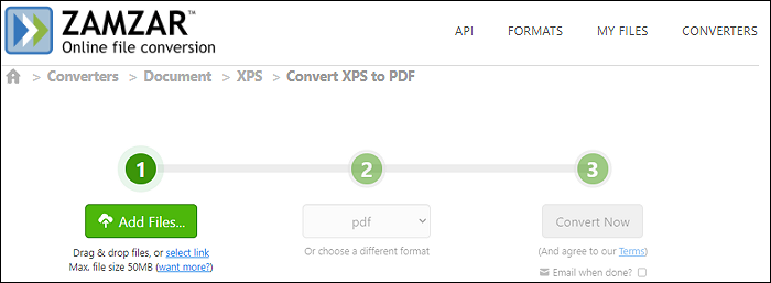 xps to xml converter online