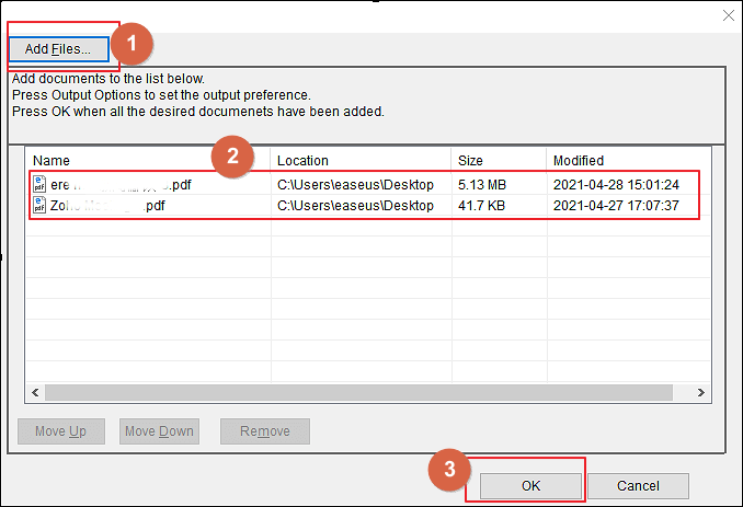 How to Merge Multiple PDF Files into One Easily - EaseUS